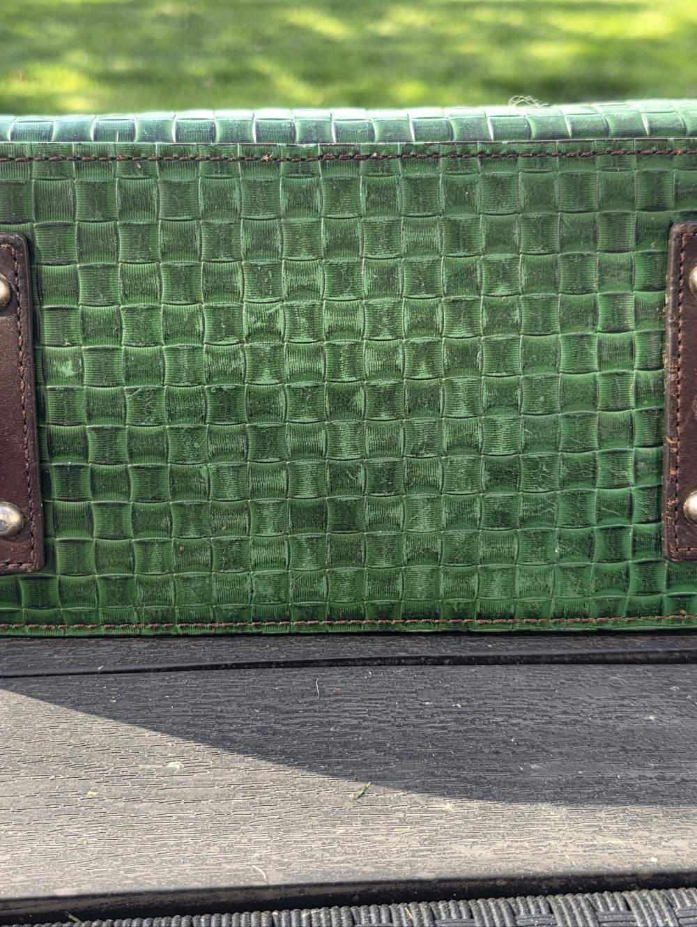 Dooney & Bourke Beguiling Shamrock Green Woven Tote and Matching Large Wristlet - Picture 14 of 16